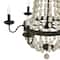 Hello Honey® 36" Multicolor Metal and Draped Wood Bead Chandelier